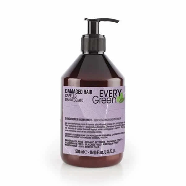 Every Green Damaged Hair Conditioner 500ml – Condizionante Ristrutturante per Capelli Danneggiati