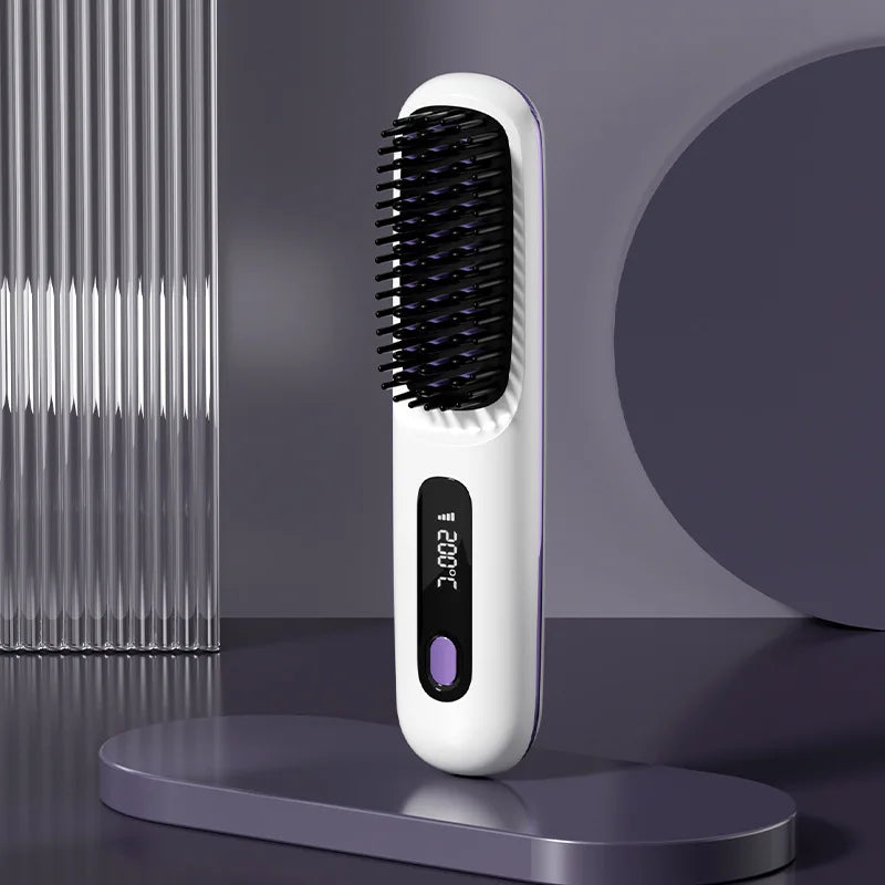 Pettine Lisciante Wireless Capelli