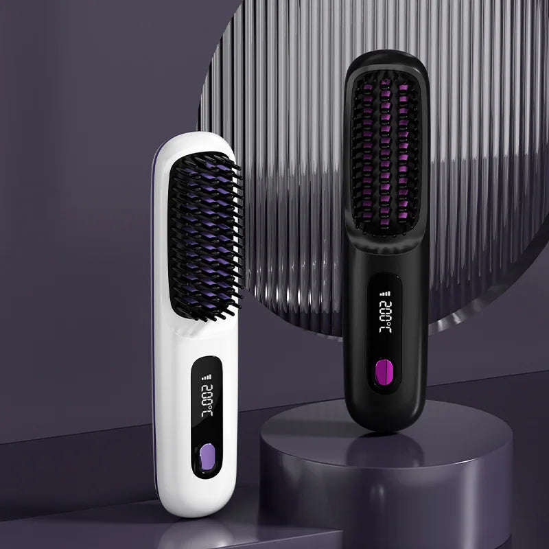 Pettine Lisciante Wireless Capelli